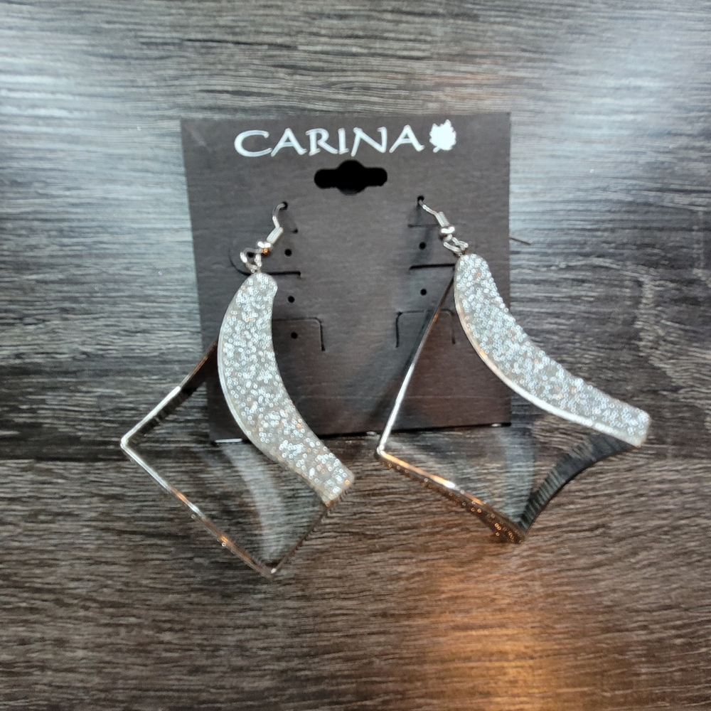 Carina silver earrings